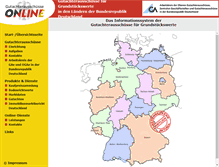 Tablet Screenshot of gutachterausschuesse-online.de